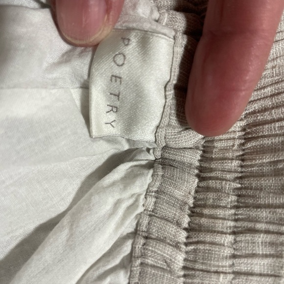 UC- POETRY CROPPED TROUSERS
Garment-dyed linen - Picture 6 of 7